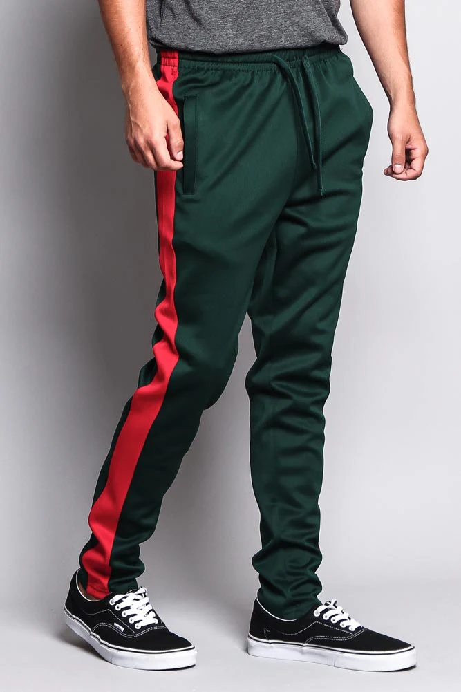 Slim Fit Striped Track Pants - Image 19