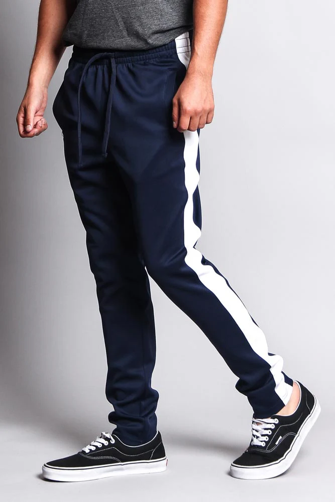 Slim Fit Striped Track Pants - Image 22