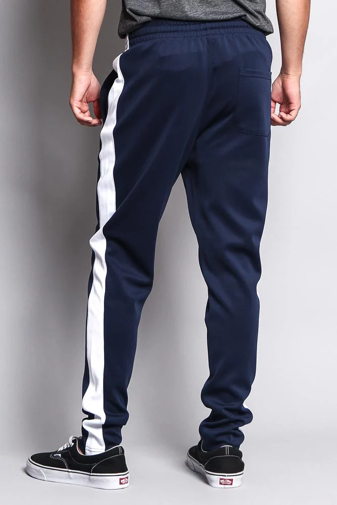 Slim Fit Striped Track Pants - Image 23