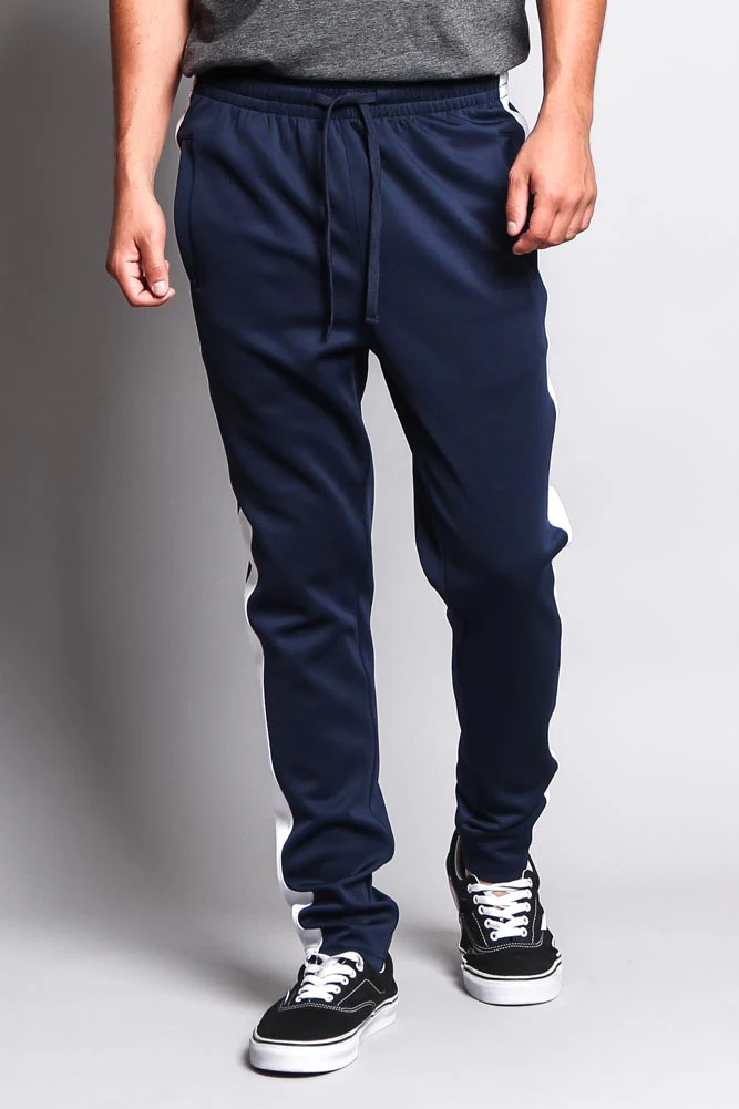 Slim Fit Striped Track Pants - Image 25