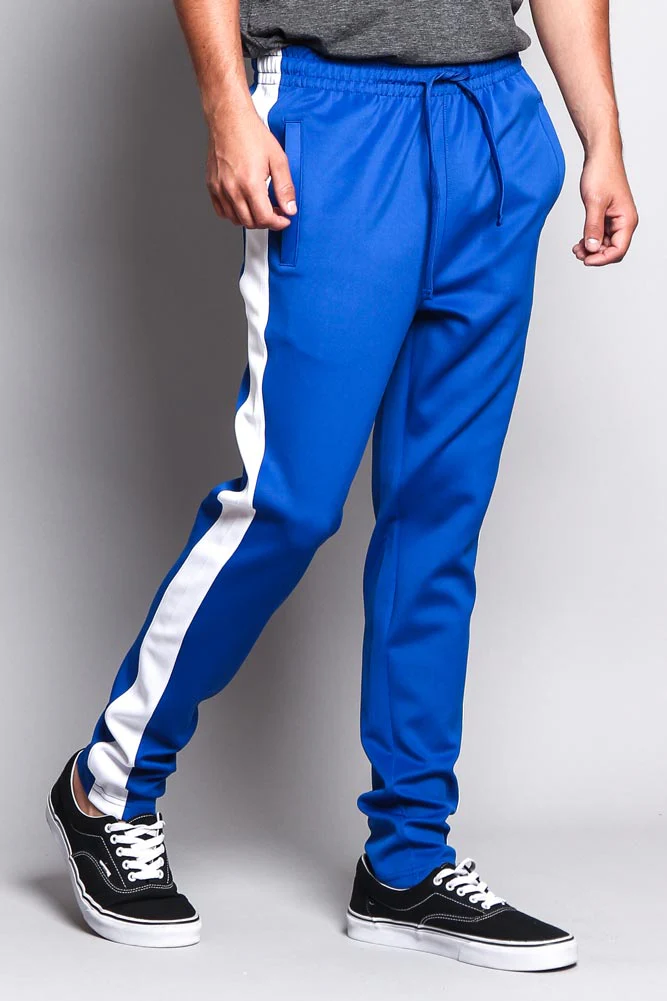 Slim Fit Striped Track Pants - Image 39