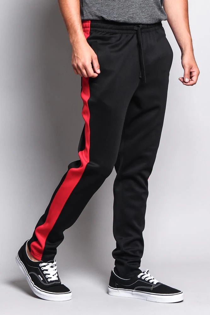 Slim Fit Striped Track Pants - Image 4