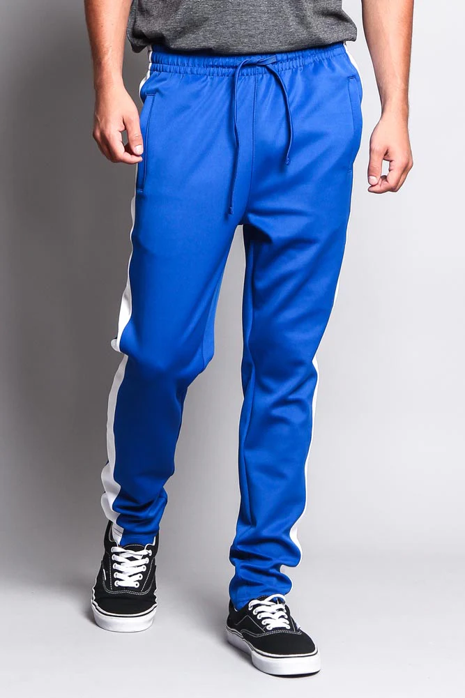 Slim Fit Striped Track Pants - Image 40
