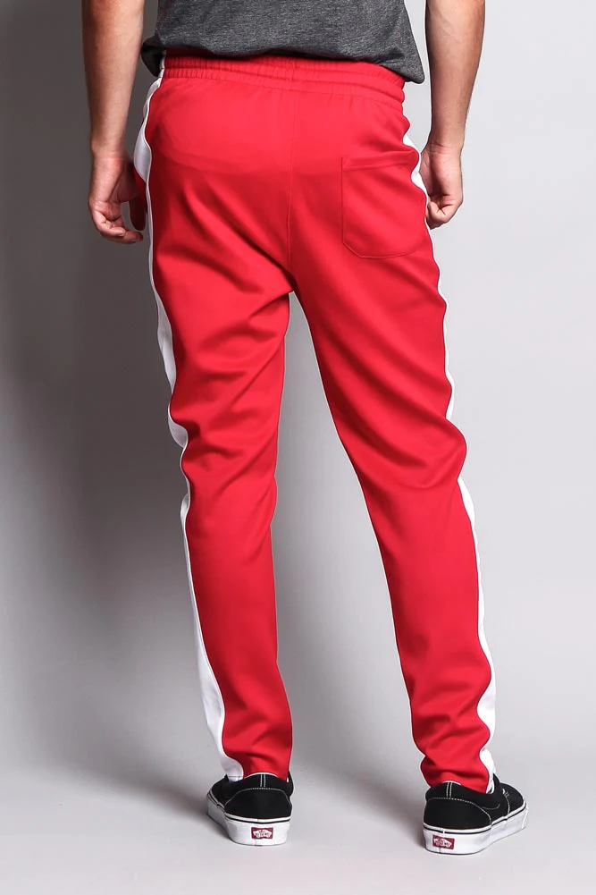 Slim Fit Striped Track Pants - Image 43