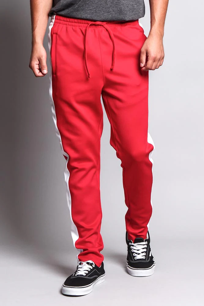 Slim Fit Striped Track Pants - Image 45