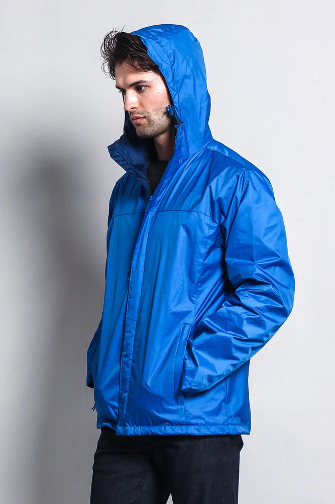 Solid Color Classic Hooded Windbreaker Jacket - Image 28