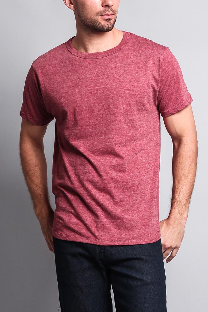 Solid Color Long Length Curved Hem T-Shirt - Image 38