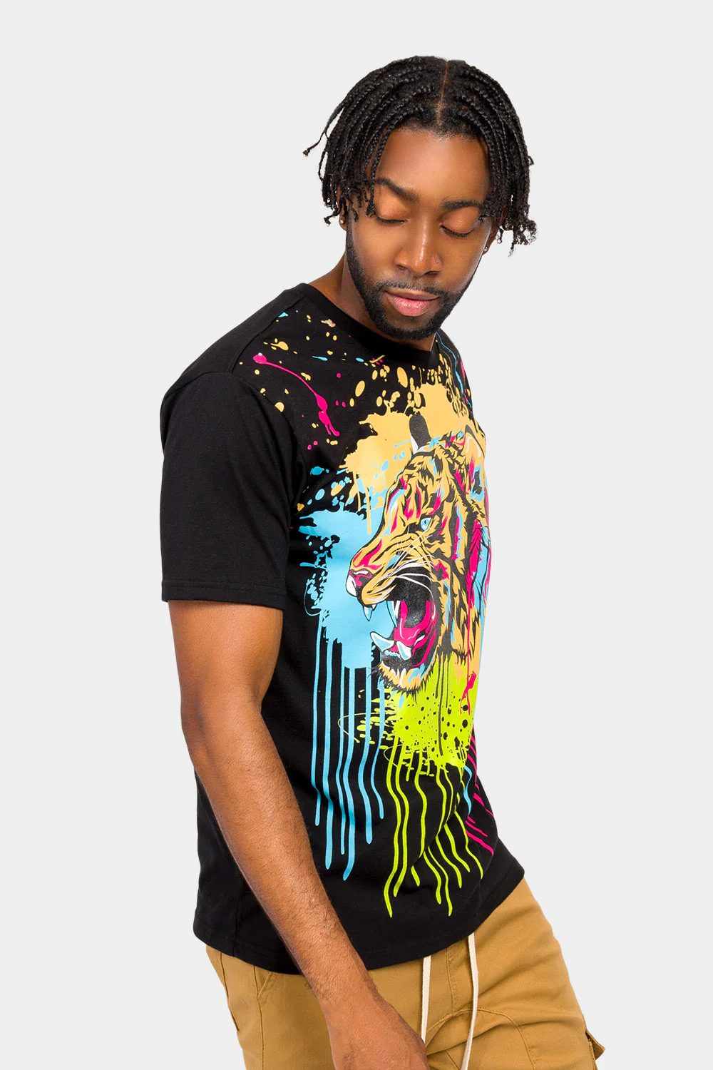 Sparkle Splashed Tiger T-Shirt - Image 4
