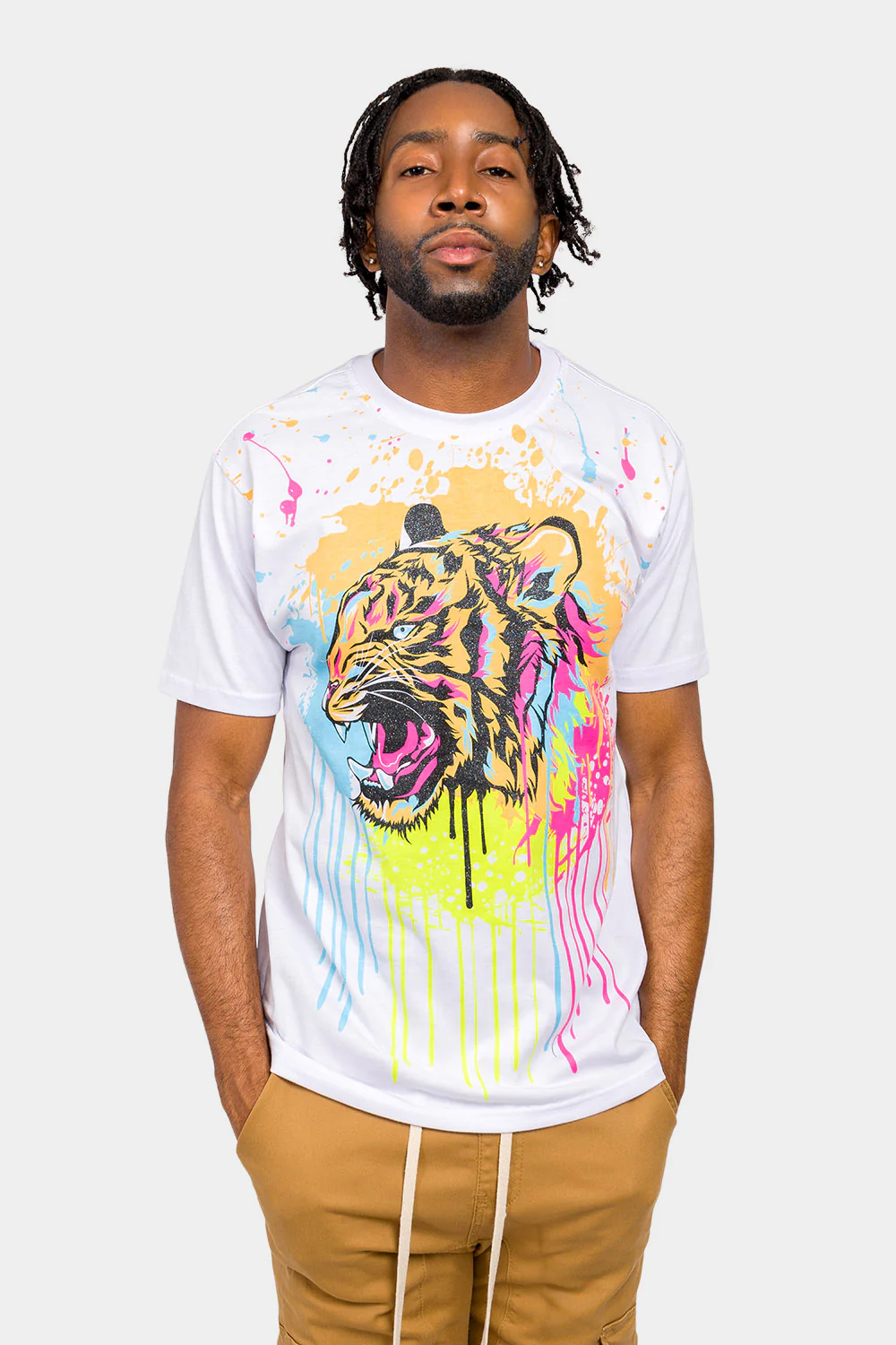 Sparkle Splashed Tiger T-Shirt - Image 7