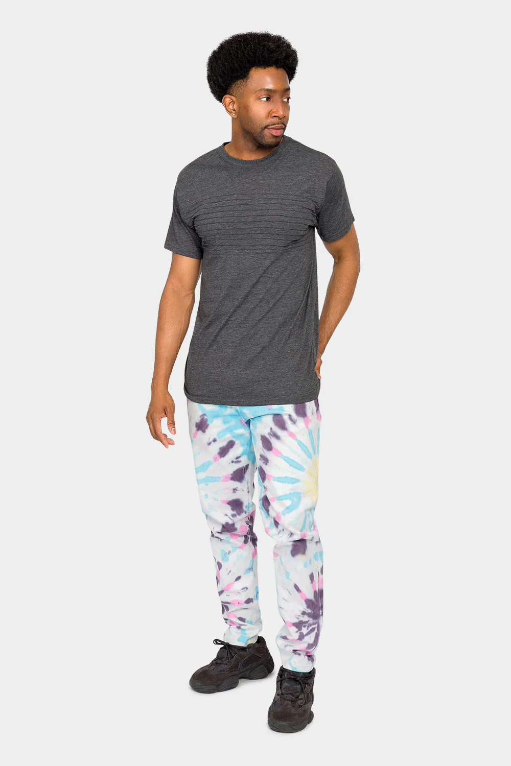 Spider Tie Dye Denim Jeans - Image 5