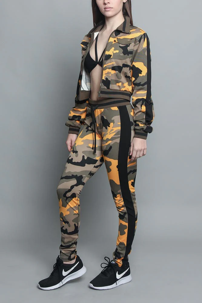 Striped Camo Track Suit - Image 12