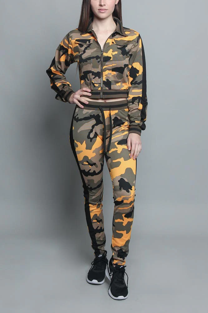 Striped Camo Track Suit - Image 15