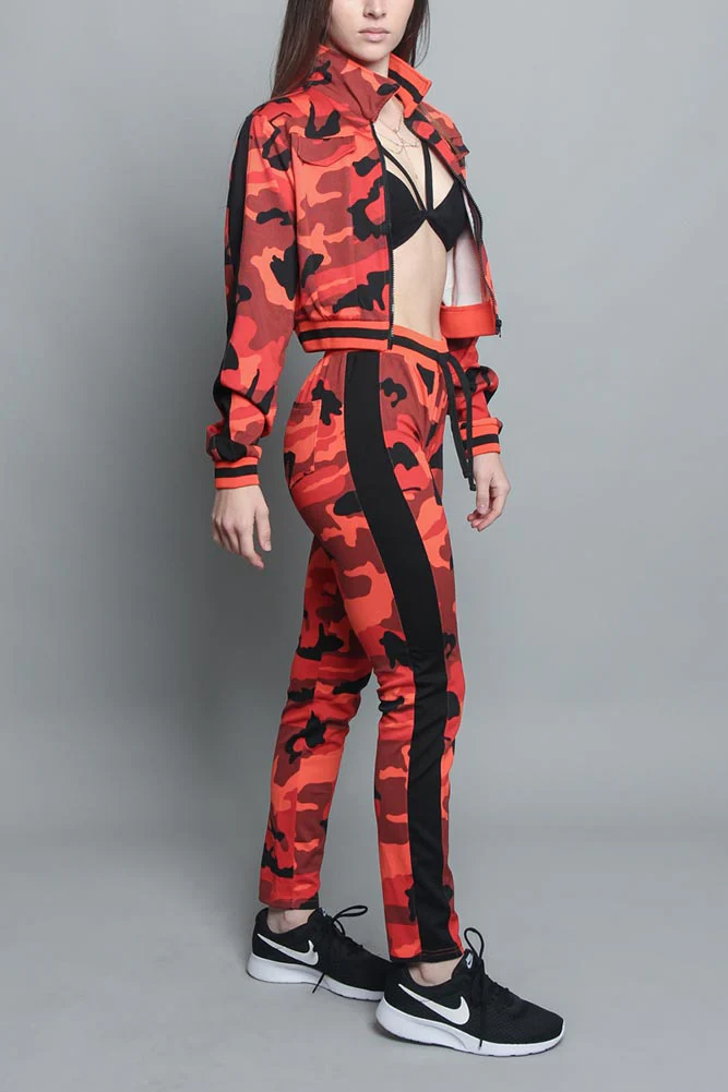 Striped Camo Track Suit - Image 4