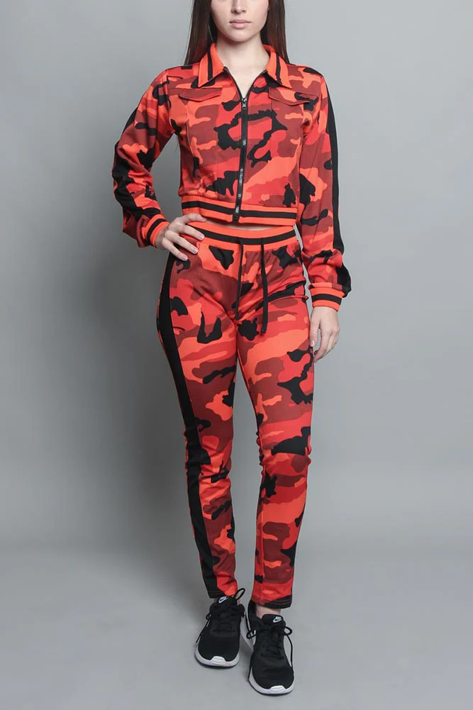 Striped Camo Track Suit - Image 5