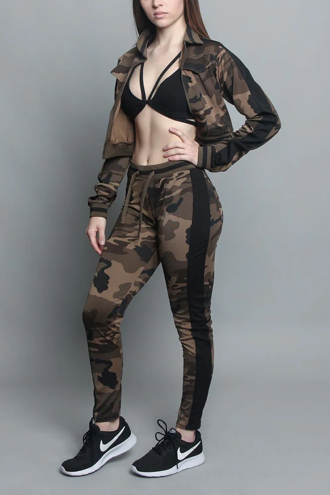Striped Camo Track Suit - Image 7
