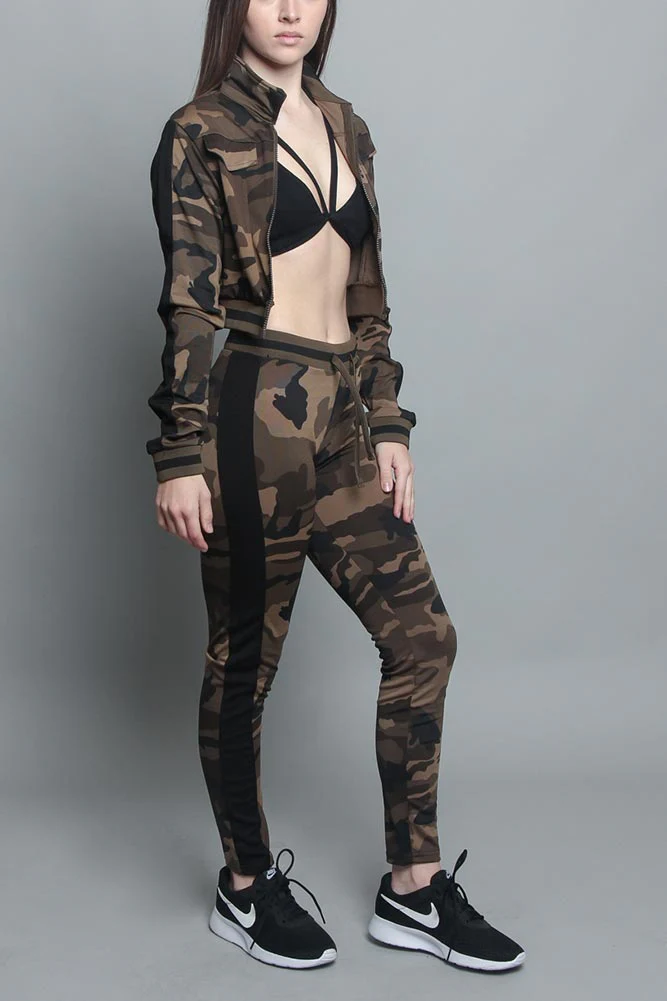 Striped Camo Track Suit - Image 9