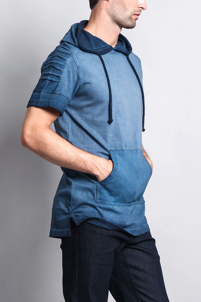 Surface Dyed Hooded T-Shirt - Image 11