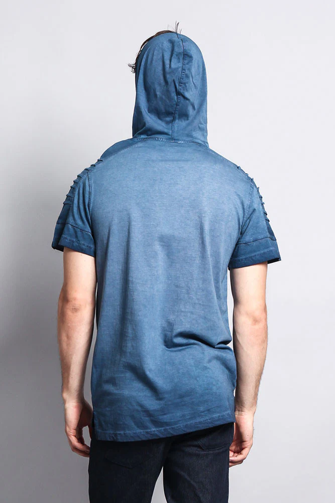 Surface Dyed Hooded T-Shirt - Image 14