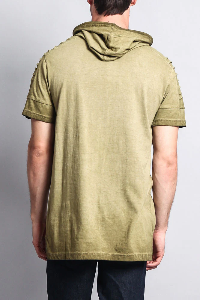 Surface Dyed Hooded T-Shirt - Image 17