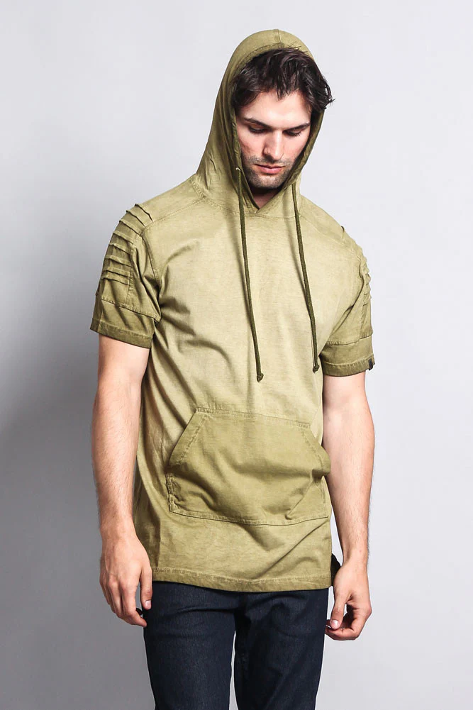 Surface Dyed Hooded T-Shirt - Image 19