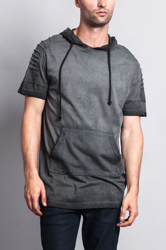 Surface Dyed Hooded T-Shirt - Image 2