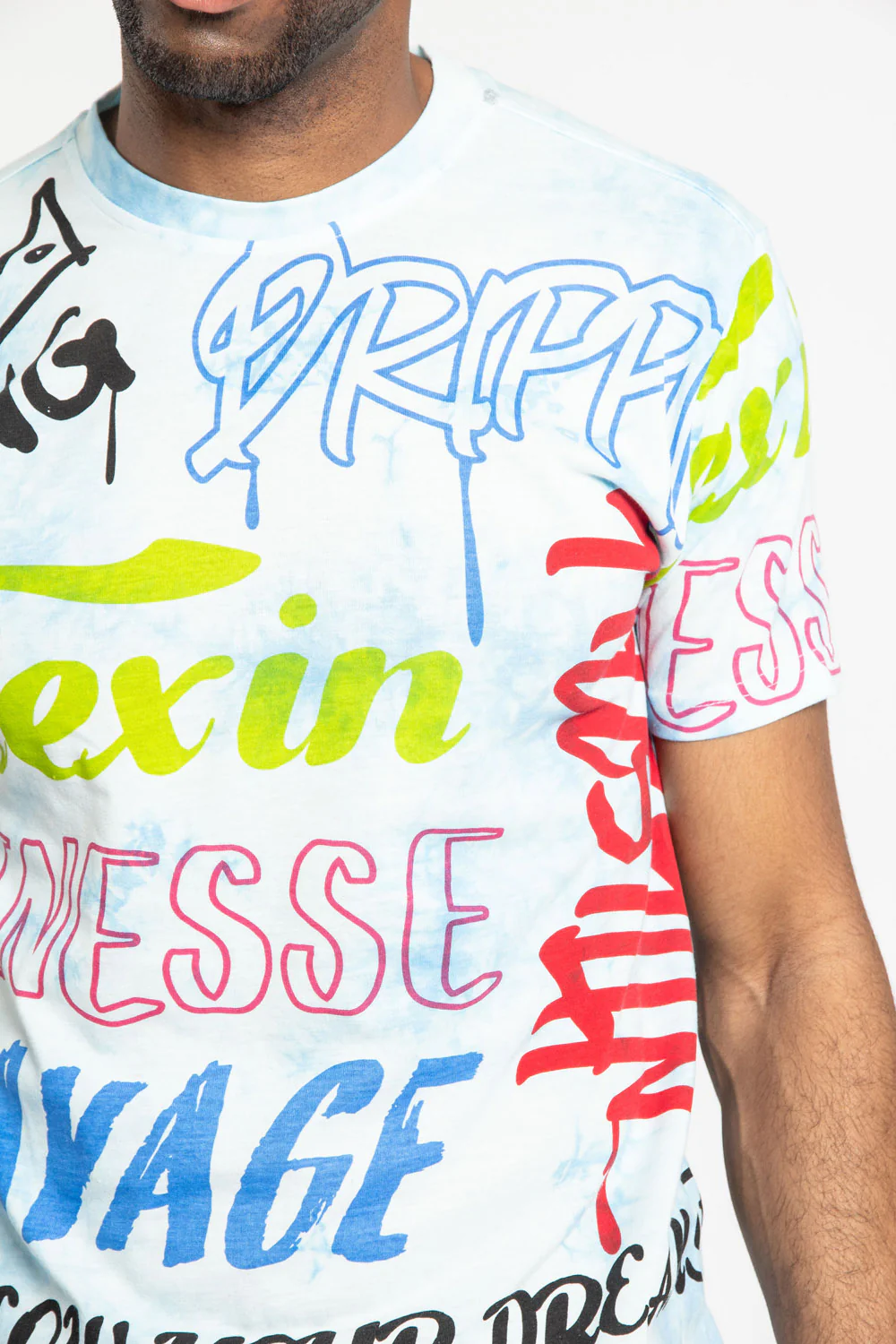 Tie Dye Graffiti T-Shirt - Image 7