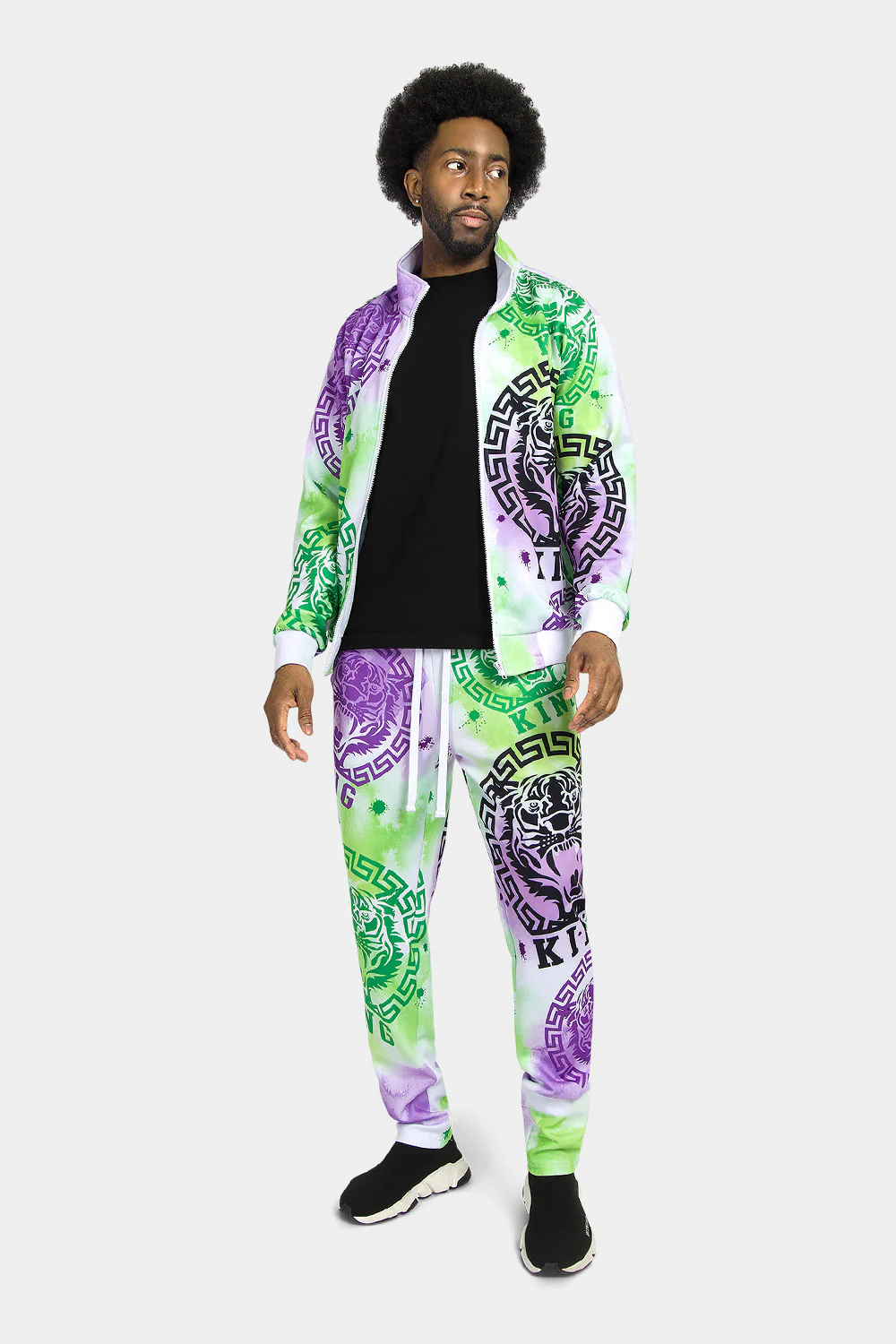 Tie Dye Tiger King Tracksuit - Image 10