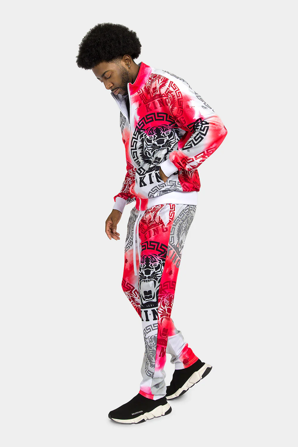 Tie Dye Tiger King Tracksuit - Image 5