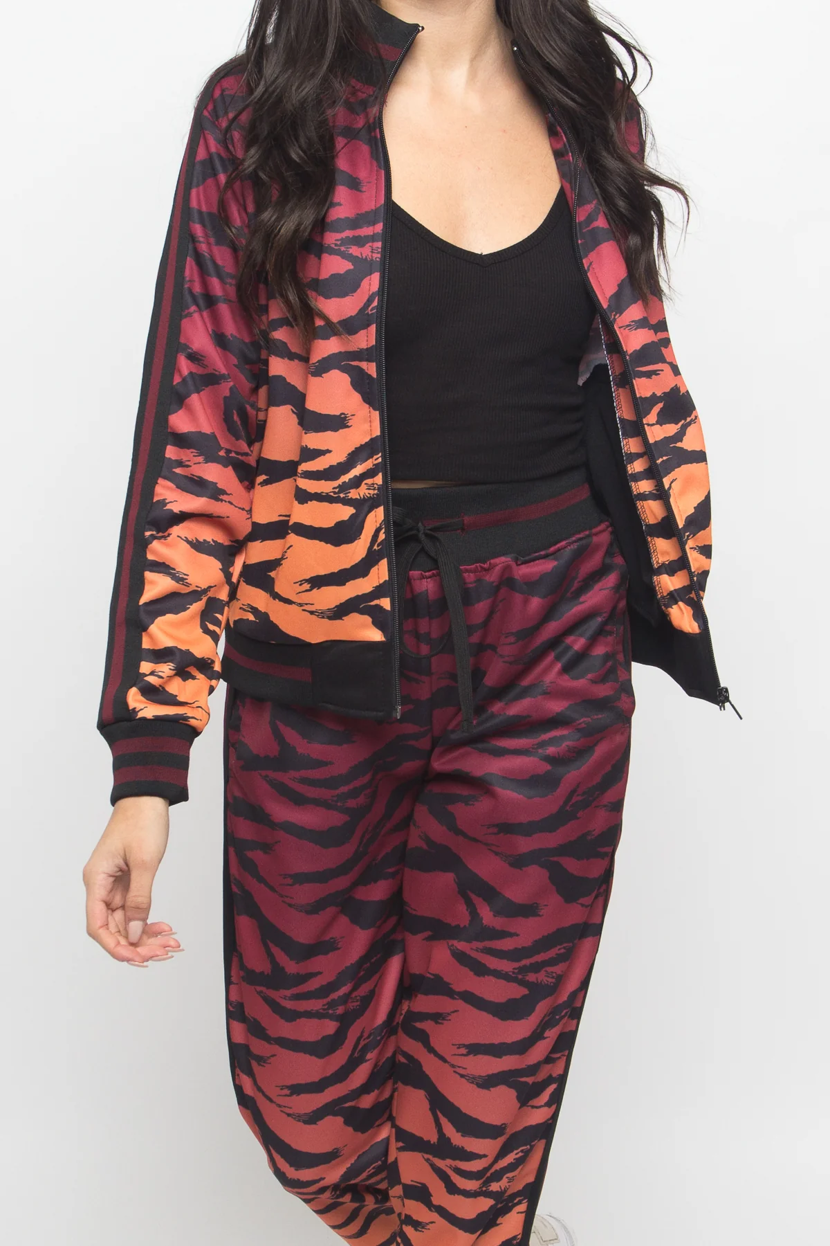Ombre Gradient Tiger Stripe Tracksuit - Image 11