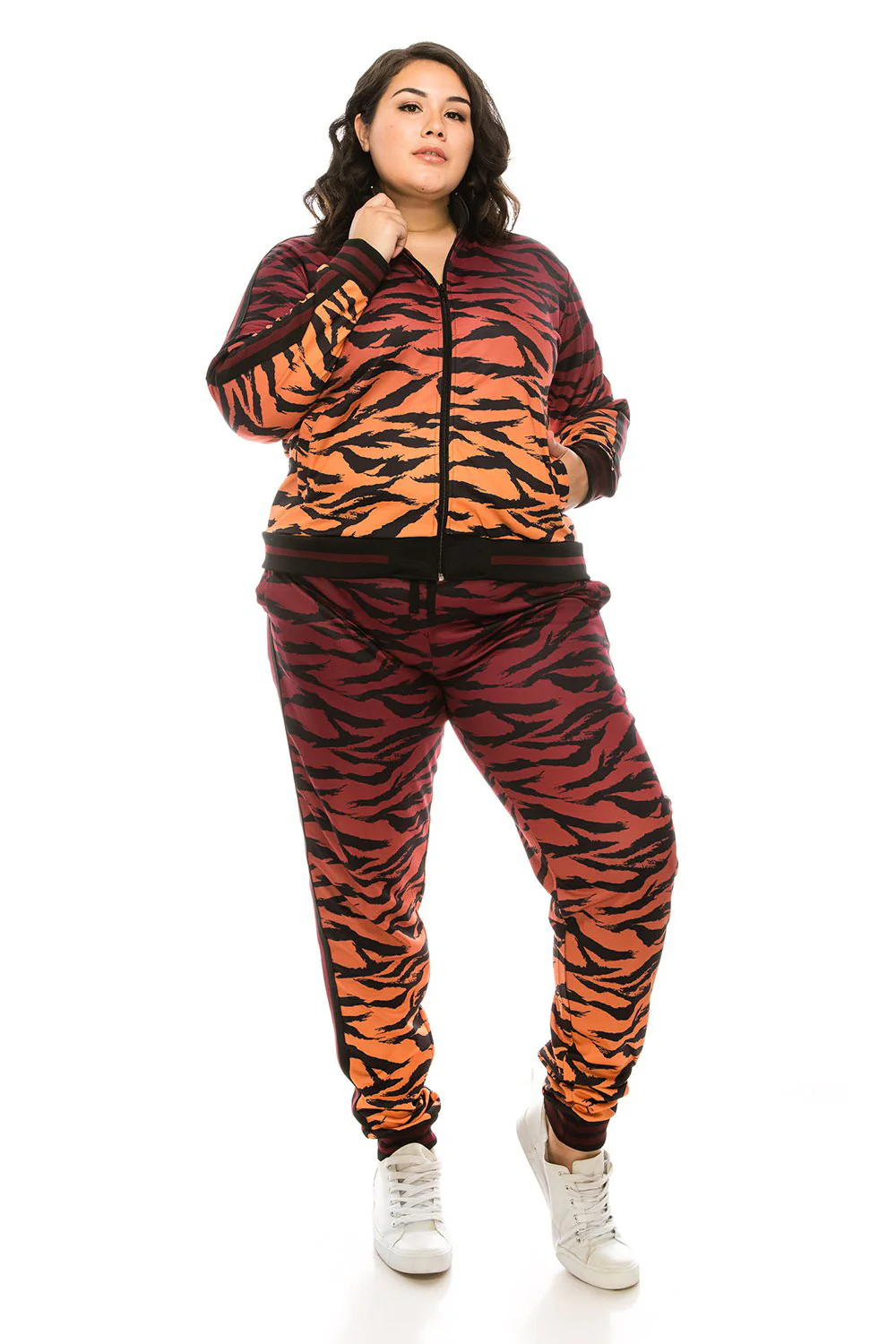 Ombre Gradient Tiger Stripe Tracksuit - Image 21