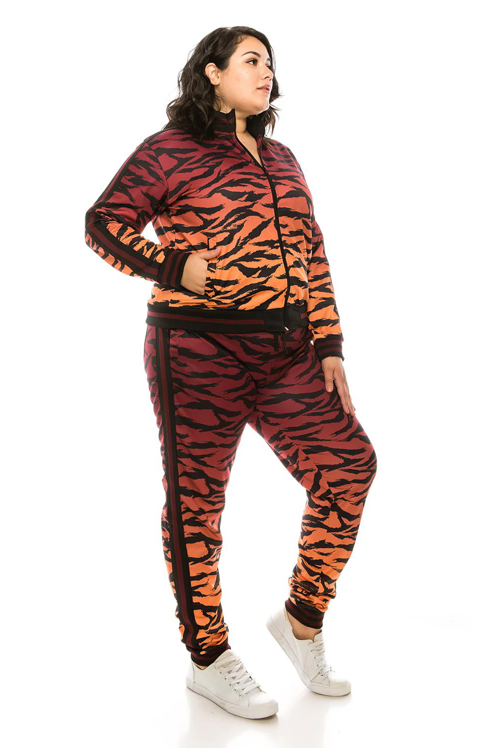 Ombre Gradient Tiger Stripe Tracksuit - Image 23
