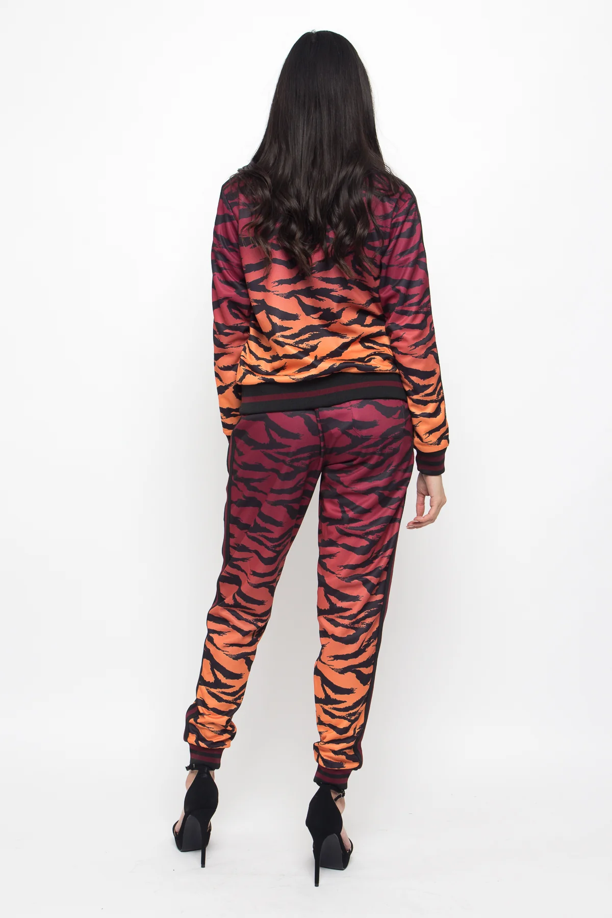 Ombre Gradient Tiger Stripe Tracksuit - Image 9