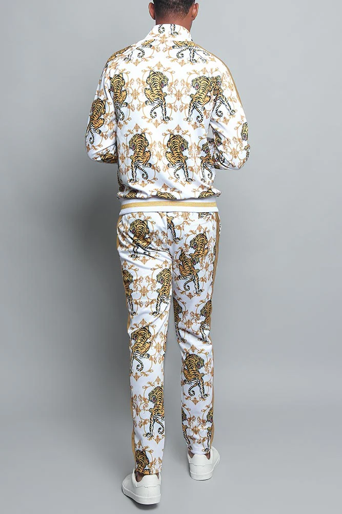 Tiger Print Track Suit Set - Image 3