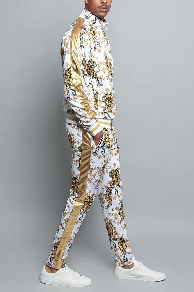 Tiger Print Track Suit Set - Image 4