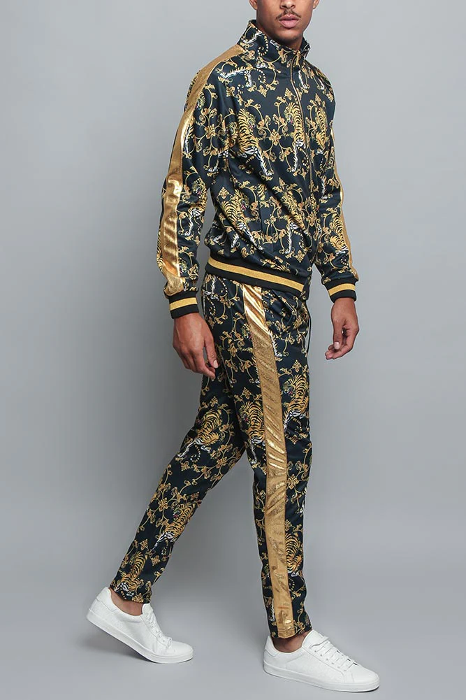 Tiger Print Track Suit Set - Image 9