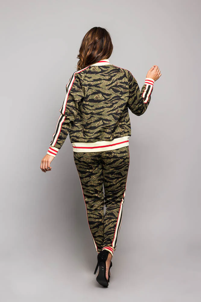 Tiger Print Track Suit Set - Image 3