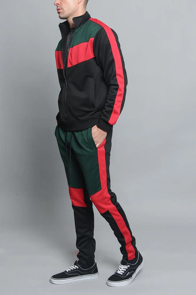 Tri Color Blocked Track Suit - Image 12