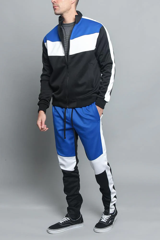 Tri Color Blocked Track Suit - Image 17