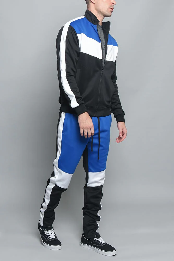 Tri Color Blocked Track Suit - Image 19