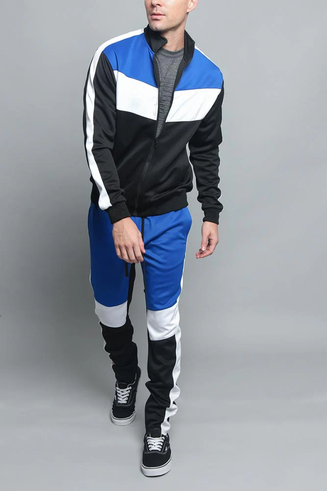 Tri Color Blocked Track Suit - Image 20