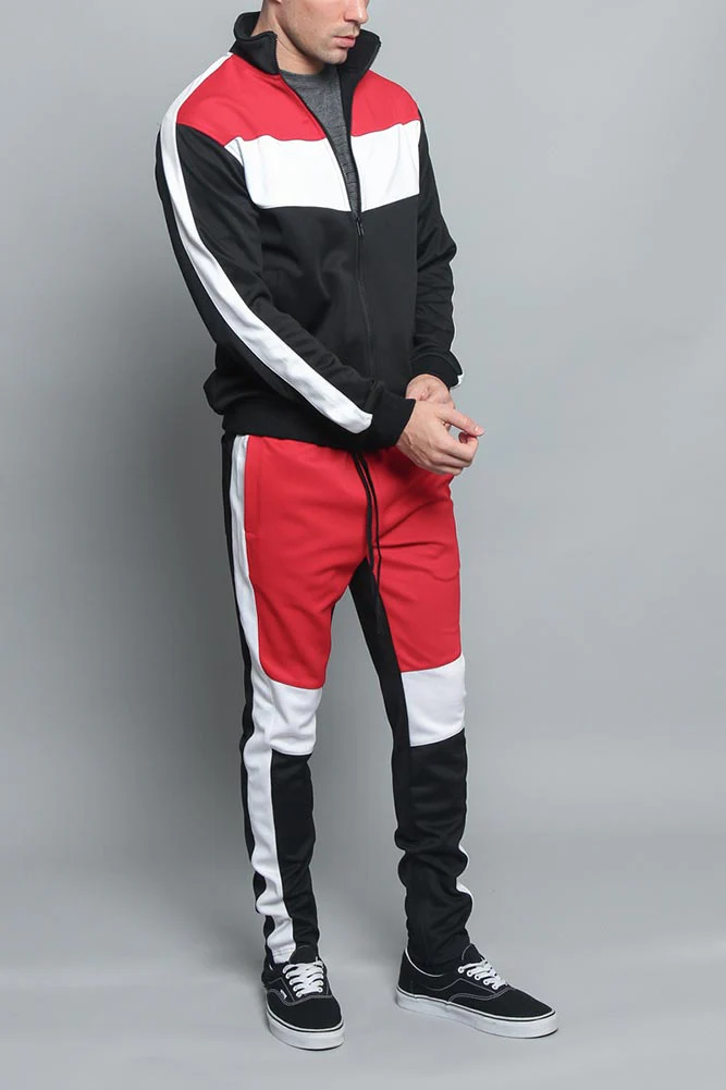 Tri Color Blocked Track Suit - Image 24