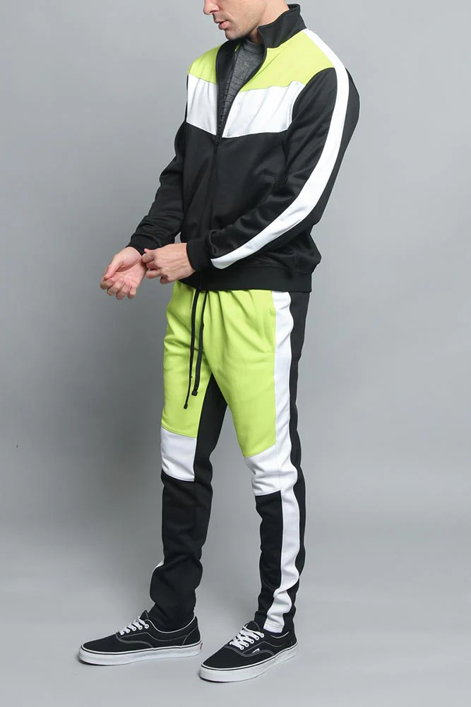 Tri Color Blocked Track Suit - Image 3