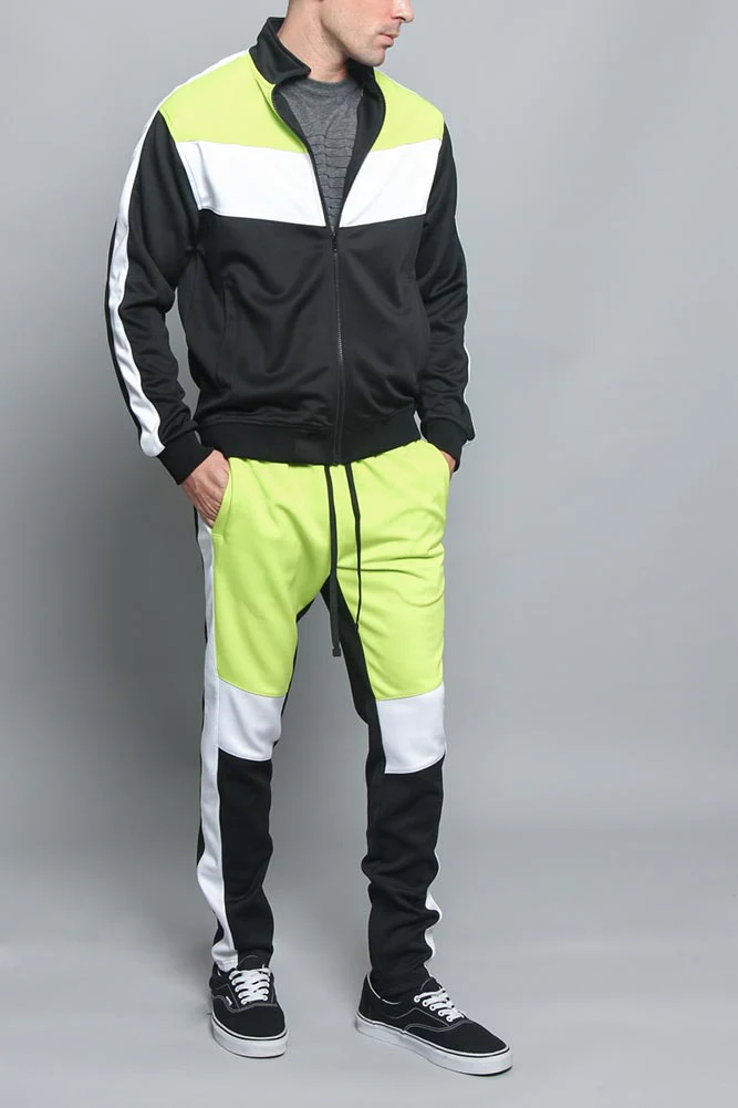Tri Color Blocked Track Suit - Image 5