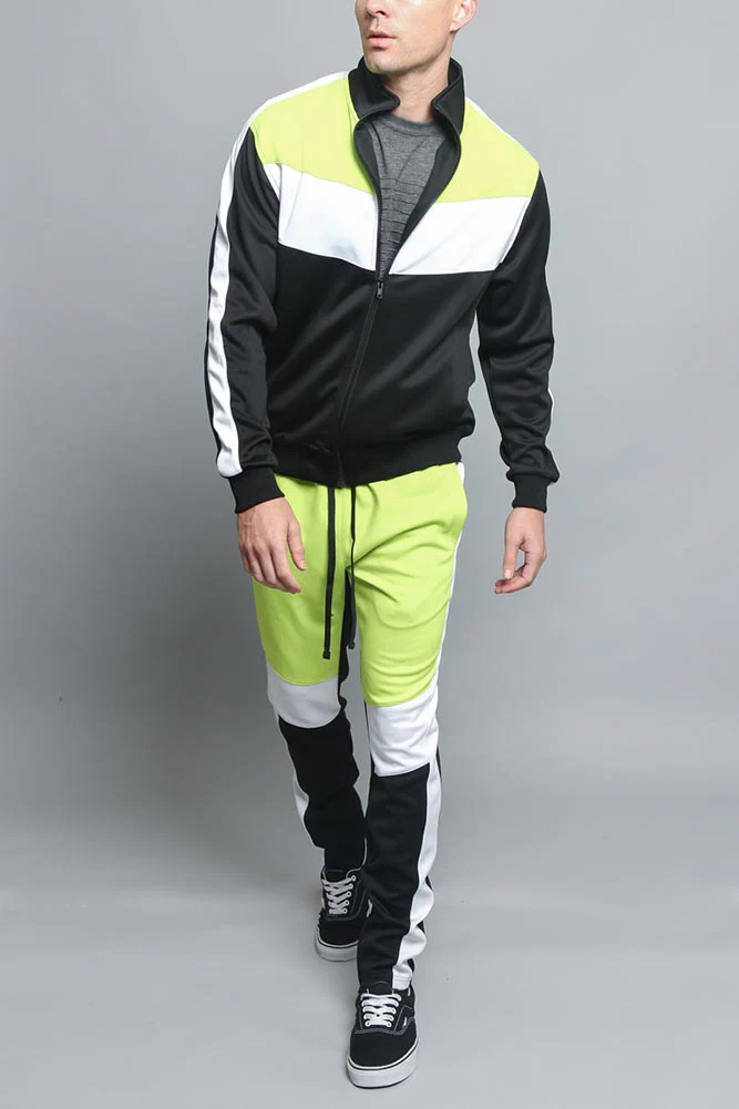Tri Color Blocked Track Suit - Image 6