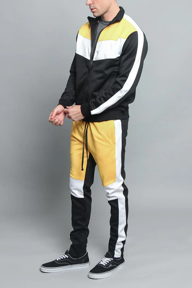Tri Color Blocked Track Suit - Image 7