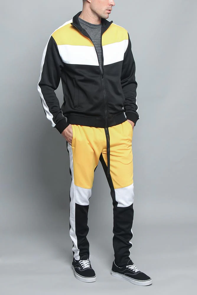 Tri Color Blocked Track Suit - Image 9
