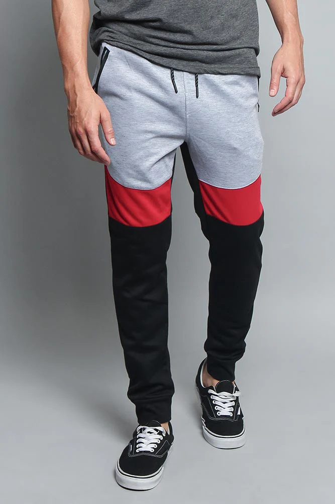Tri Color Blocked Sweat Pants - Image 10