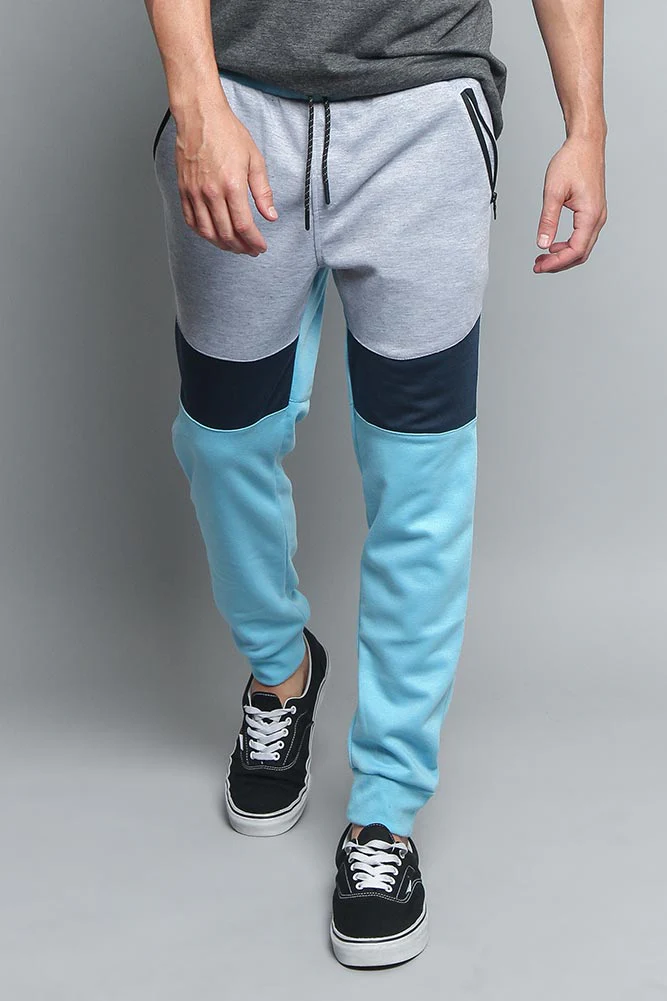 Tri Color Blocked Sweat Pants - Image 35