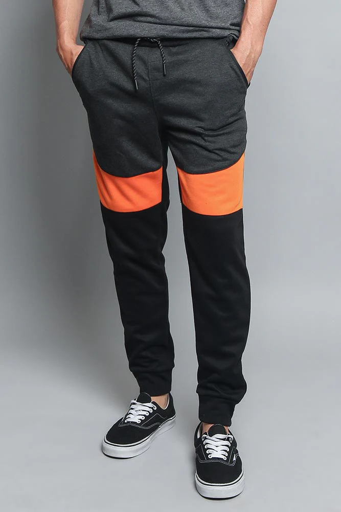 Tri Color Blocked Sweat Pants - Image 36