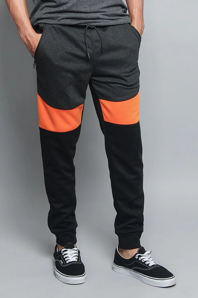 Tri Color Blocked Sweat Pants - Image 39